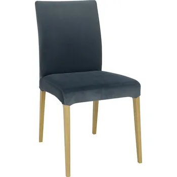 Židle KT394 kůže povrchová úprava dub Dub medový