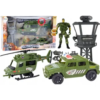 autíčko VOJENSKÁ SADA SE SVĚTELNÝMI A ZVUKOVÝMI EFEKTY