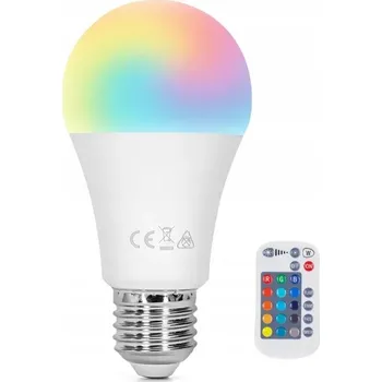 Žárovka LED žárovka Aigostar E27 8 W RGB