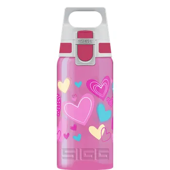 Sigg Viva One dětská láhev na pití 500 ml, hearts, 8686.00