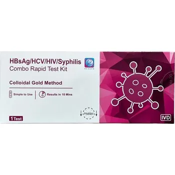 Diagnostický test Reagen 4v1 test žloutenka B a C/HIV/Syfilis  2 ks