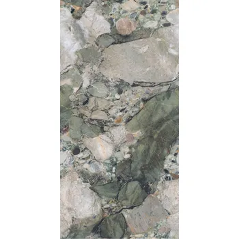 Dlažba SILVERADO INTERNATIONAL Diorita Green 60x120x0,85 Glossy PGVT PEI 3, R9, TV, 4 rekt. dlažba mraz.