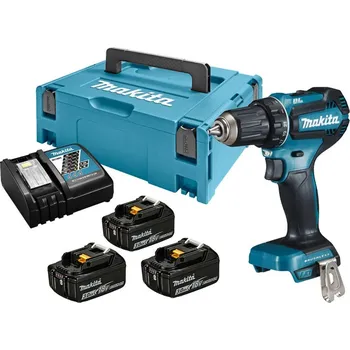MAKITA DDF485RF3J Aku bezuhlíkový šroubovák Li-ion LXT, 3x 18V/3,0 Ah, Makpac free_store_pickup