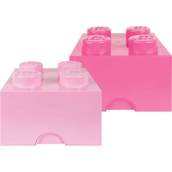 LEGO Úložný box stohovatelný 4, 2 kusy fialová