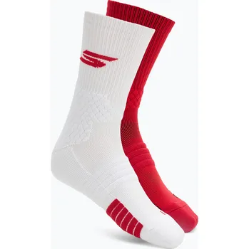 Pánské ponožky Pánské ponožky SKECHERS Select Terry Crew 2 páry red