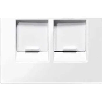 vypínač Merten Centrální deska datové zásuvky 2xRJ45 Active SCHNEIDER MTN4562-0325