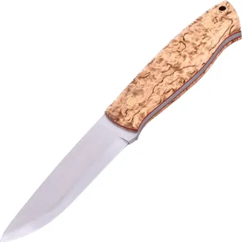 lovecký nůž Brisa Trapper 95-kudrnatá bříza N690Co Scandi Pouzdro trapper 95 BRS-078-66113-1558