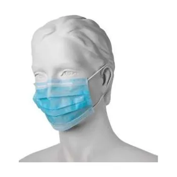 rouška Zdravotnická ústenka typ II - s gumičkami, modrá