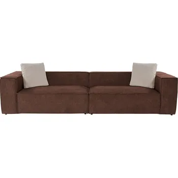 Pohovka Čtyřmístná pohovka Lora 300 cm hnědá