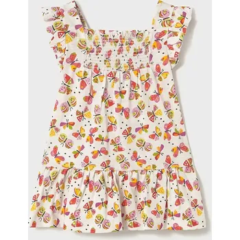 Dívčí šaty Dětské bavlněné šaty Mayoral 1928.4M.Baby.PPYA růžová 30X, vel. 68