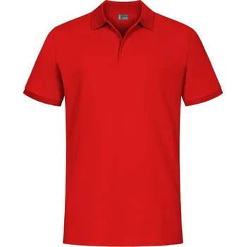 Pánské tričko Promodoro Polokošile Promodoro EXCD 4400, krátký rukáv, pánské COT404400u3514-fire red 4XL Červená ohnivá