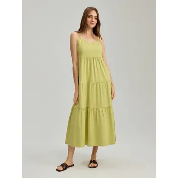 Dámské šaty Midi šaty - XL - House - vybledlé zelené - 117ED-07X