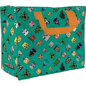 Úložný box Univerzální taška na prádlo, hračky, kostky Minecraft Chibi