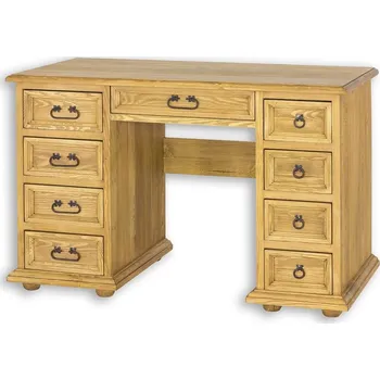 Psací stůl BR703 povrchová úprava - včelí vosk Přírodní včelí vosk