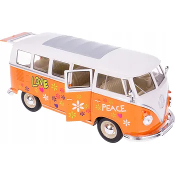 autíčko 1963 VOLKSWAGEN HIPIS BUS T1 MODEL WELLY 1:24 POM