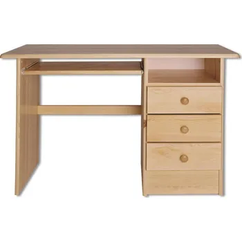 Obývací pokoj Psací stůl BR106 povrchová úprava Bezbarvý přírodní lak