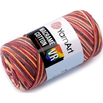 Galanterie Pletací příze Macrame Cotton 250 g Varianta: 8 (923) bordó sv., Balení: 1 ks 52140/129194/244616