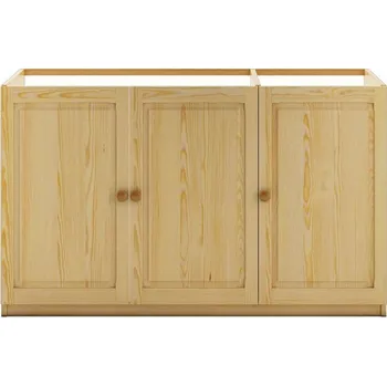 Skříňka pod dřez KW111 povrchová úprava Bezbarvý přírodní lak