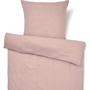 Povlečení 726827 - Tchibo - Povlečení ze seersuckeru - barva: růžová