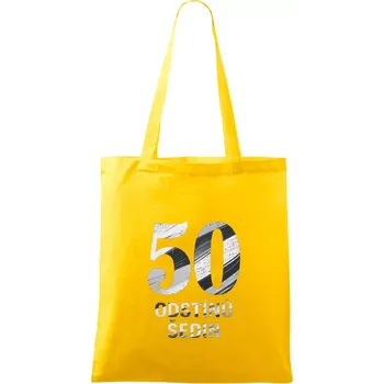 50 ODSTÍNŮ ŠEDIN - Taška bavlněná - 42 x 38 cm ( Žlutá )