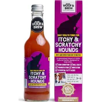 Woof & Brew Itchy & Scratchy Tonic na zdravou kůži a krásnou srst