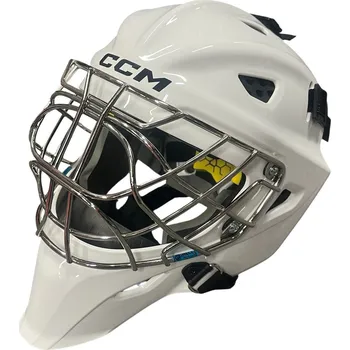 Hokejová helma Brankářská maska ccm axis f5 jr white ONE SIZE JR BÍLÁ CAT EYE