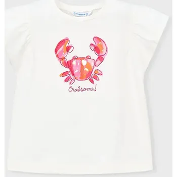 Chlapecké oblečení Dětské tričko Mayoral 3007.6E.Mini.PPY2 bílá 00X, vel. 122