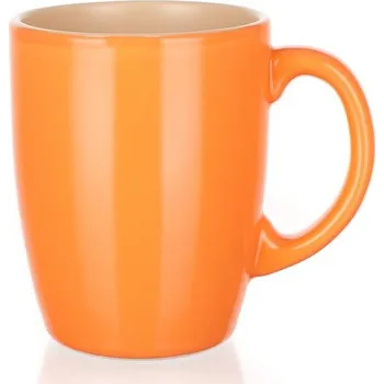 Banquet Hrnek keramický AMANDE 310 ml, oranžovobéžový mat