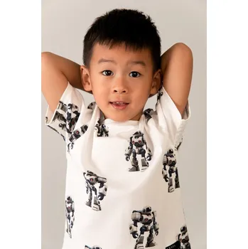 Chlapecké tričko Dětské bavlněné tričko Mayoral 3068.5F.Mini.PPY2 bílá 00A, vel. 92