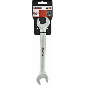 Oboustranný klíč otevřený 20x22 -225mm Kreator KRTH30208