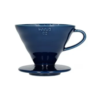 Kávovar Dripper Hario V60 (VDC-02-IBU-UEX) - keramický, velikost 2, modrý (indigo)