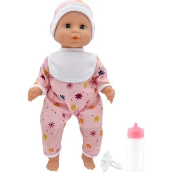 Panenka Dolls World Miminko Baby Joy PINK - 38 cm