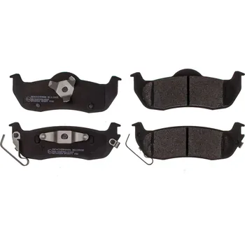 Brzdový systém Sada brzdových destiček, vždy 4 kusy v sadě DENCKERMANN B111602