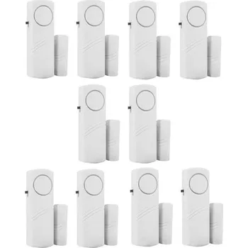Sada domovního alarmu Bezdrátový alarm pro dveře a okna, senzorový alarm pro dveře a okna se sirénou pro skříně, byty a