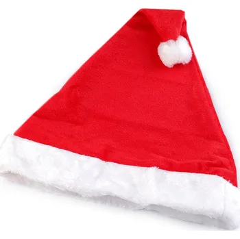 Vánoční dekorace Vánoční čepice Varianta: 1 červená, Balení: 12 ks