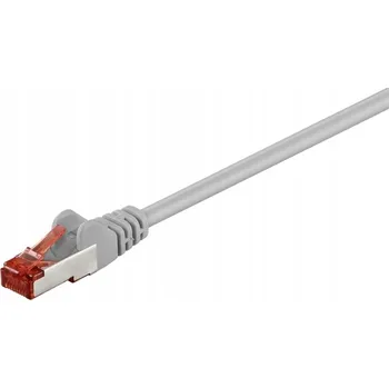 Síťový kabel Patchcord Goobay S/FTP 6 RJ45 / RJ45 0,5 m šedý