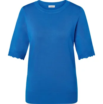 Dámský svetr 697919 - Tchibo - Svetr z jemného úpletu - pro ženy - vel. XL 48/50 - barva: modrá