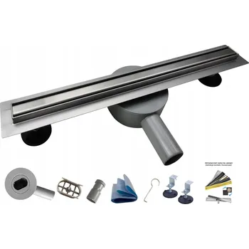 Sifon X-HOME LINEÁRNÍ ODTOK SLIM 60 cm ÚZKÝ OTOČNÝ SIFON