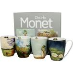 Sada 4 ks porcelánových hrnků Claude Monet 350 ml vícebarevná