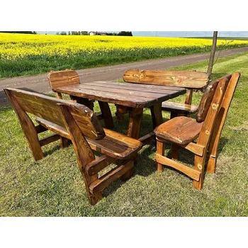 Zahradní sestava Zahradní set PHILOS komplet rozměry m1 150 cm moření m1 Palisandr