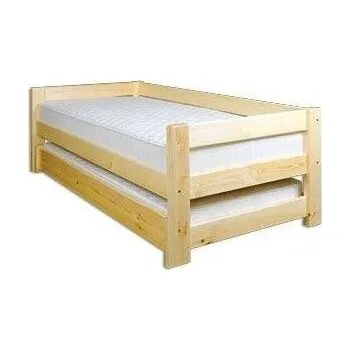 Ložnice Postel s přistýlkou LK134 povrchová úprava Bezbarvý přírodní lak