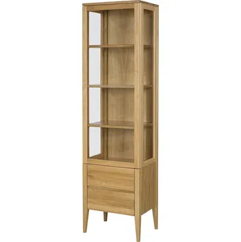 Vitrína KW338 povrchová úprava dub DUB přírodní