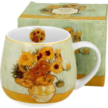Porcelánový hrnek Van Gogh Sunflowers 430 ml vícebarevný