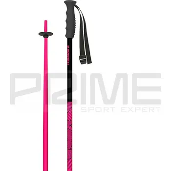 Sjezdová hůlka hole Masters Piste, neon pink/black - 120cm 115275