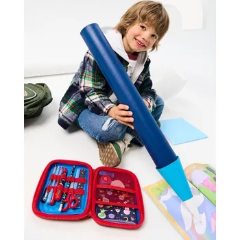 Penál Sinsay - Pouzdro na tužky s&nbsp;výbavou - modrá - 412FV-55X - 412FV-55X-ONE