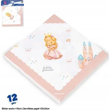 Papírový ubrousek Ubrousky Princezny 12 kusů