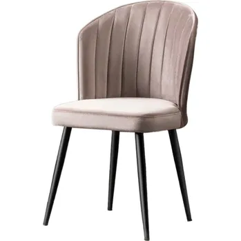 Jídelní židle Sada 4 ks jídelních židlí Rubi černá/cappuccino