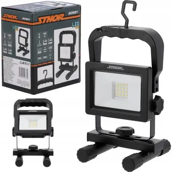 Reflektor pracovní halogenová LED lampa 10W SMD 1000 lm přenosná akumulátorová