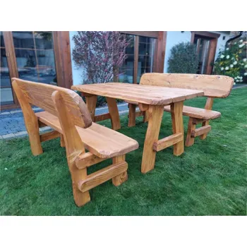 Zahradní sestava Zahradní set PHILOS moření m1 Palisandr rozměry m1 150 cm