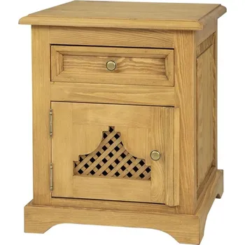 Ložnice Noční stolek SN704 povrchová úprava - včelí vosk Přírodní včelí vosk